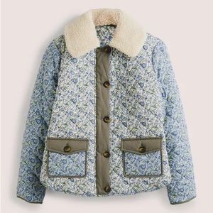 Boden Quilted Cotton Jacket size Small